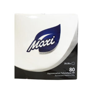 Χαρτοπετσέτα 38x38 λευκή δίφυλλη 2240τεμ