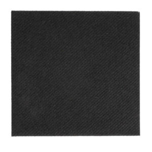 Χαρτοπετσέτα airlaid 40x40 μαύρη 600τεμ