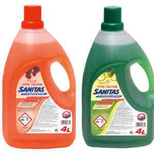 Sanitas Υγρό πιάτων λεμόνι/ξύδι 4t