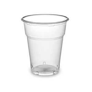 Ποτήρι πλαστικό 300ml διάφανο 50τεμ