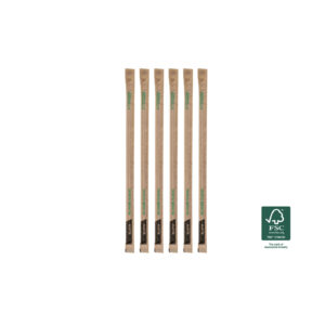 Καλαμάκι χάρτινο ίσιο  4.2x190 500τεμ