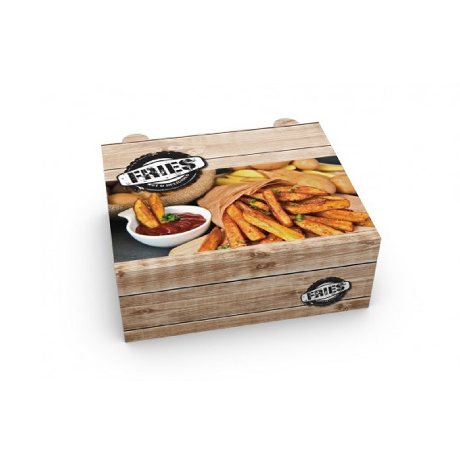 Κουτί ψητοπωλείου για πατάτα διπλή Τ8 /kg