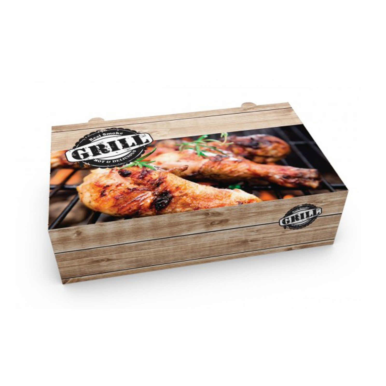 Κουτί ψητοπωλείου για κοτόπουλο μεγάλο Τ2 /kg