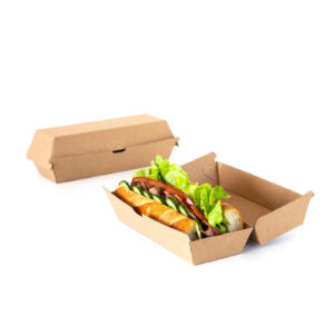 Κουτί για Hot dog craft 21x7x7.5 100τεμ