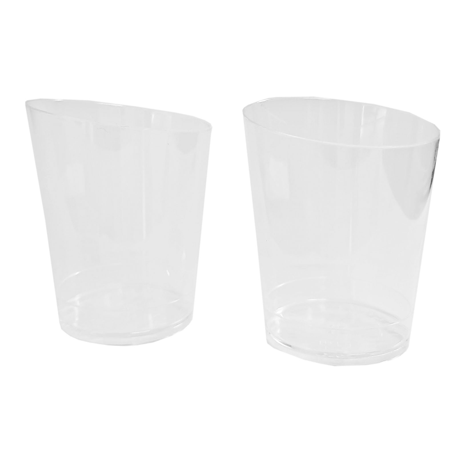 Πλαστικό σκεύος ζαχαροπλαστείου ασύμετρο 60ml