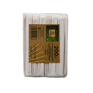 Ξύλινος αναδευτήρας καφέ ντυμένος 14cm 200τεμ