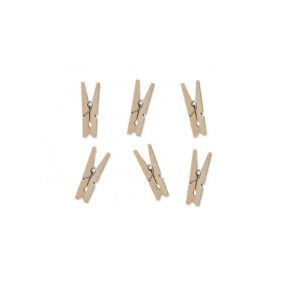 Μανταλάκι ξύλινο κοκτέιλ 100τεμ