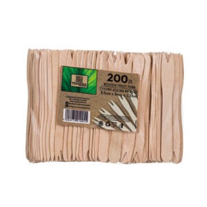 Ξύλινο πιρούνι δίαινα 8.5cm 200τεμ