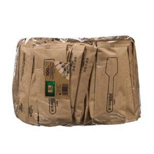 Ξύλινο κουταλάκι παγωτού ντυμένο φτυράκι 9.5cm 100τεμ